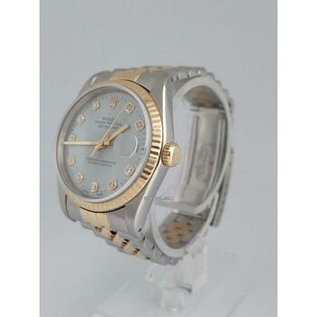 Rolex Datejust Diamond Dial 36MM Ice Blue