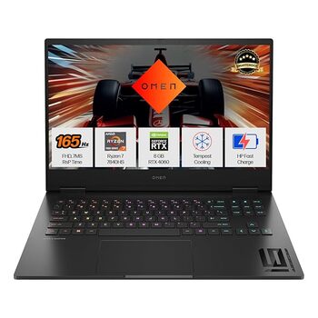HP Smartchoice Omen AMD Ryzen 7 7840Hs, 16GB DDR5, 1TB SSD AI Gaming Laptop