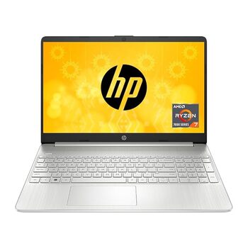 HP Laptop 15s, AMD Ryzen 7 5700U, 16GB DDR4, 512GB SSD, AMD Radeon graphics