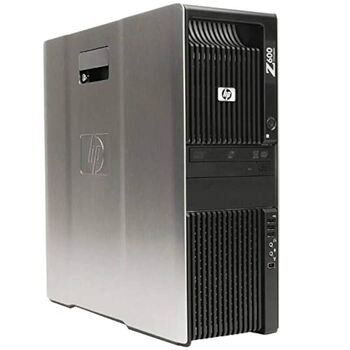 HP Z600 Workstation 2X X5650 Six Core 48GB 500GB 2TB Q4000 Win 10 Pre-Install