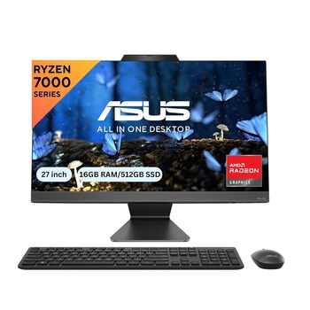 ASUS AiO M3 Series, All in One Desktop, AMD Ryzen 5 (16 GB LPDDR5/512 GB SSD/Windows 11 Home